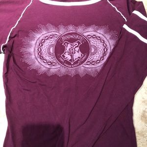 Harry Potter Hogwarts long sleeve tee shirt